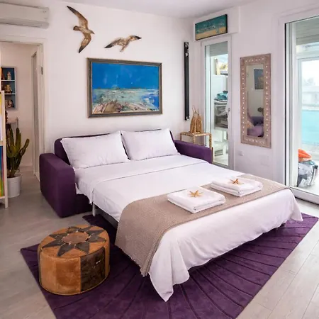 Attico Fronte Mare Con Terrazza E Garage Privato - Lara Apartment *